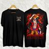 One Piece Anime T-Shirt Unisex Damen Baumwolle Kurzarm T-Shirts Sommer Luffy Zoro Sanji Grafikdruck Streetwear Lässig Yk