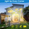 Solar Light Outdoor 190 LEDS Motion Sensor Sun Lamp Clip On Flood Light Solar Security Light Waterproof for Patio Garage Garden