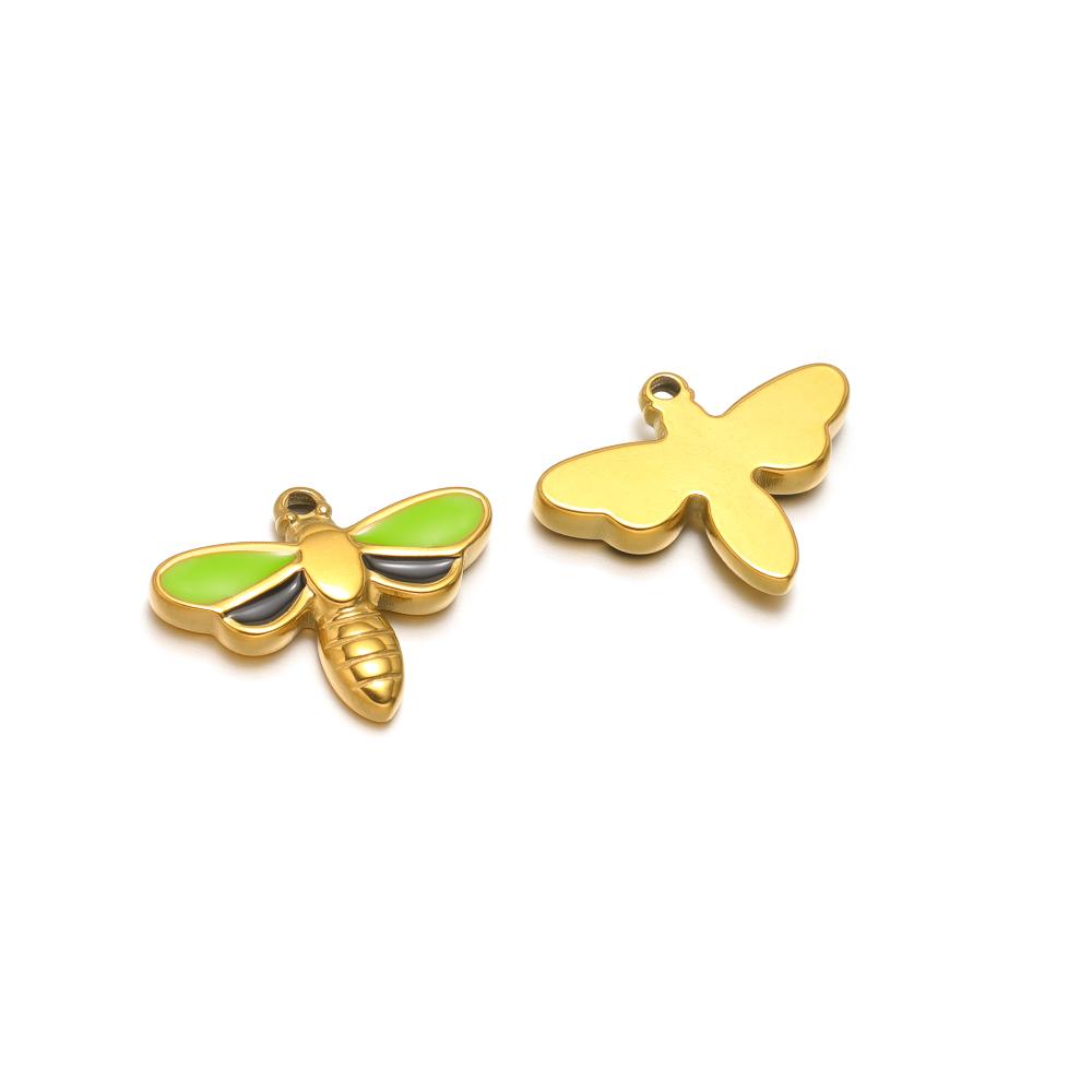 5pcs Stainless Steel Enamel Tortoise Gold Charms Exquisite Turtle Pendant DIY Jewelry Necklace Findings Bracelet Earrings Making