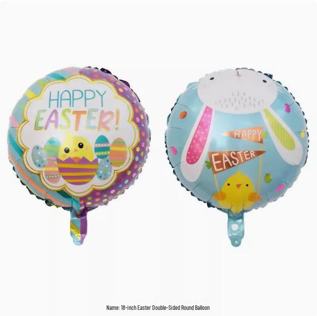 Oster-Folienballons - Eier, Hase, Küken, Kaninchen Cartoon-Formen für Partydekorationen