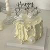 Valentine's Day Cake Toppers with Pearl Decor Cake Decorations