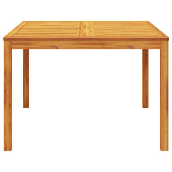 VidaXL Table à Manger de Jardin, Table de Repas, Meuble d’Extérieur, Table à Dîner de Terrasse Patio, Moderne, Bois d'Acacia 366369