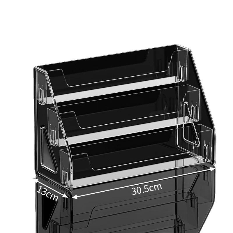 Soporte de Exhibición Acrílico de Varios Niveles para Insignias, Tarjetas y Almacenamiento Gacha