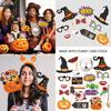 Halloween Skeleton And Pumpkin Photo Props Set For Themed Party And Event Decor