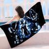 Retro Popular M-metallicaS Band Microfiber Printed Beach Towel Mountain Climbing Yoga Beach Swimming Running Absorbent Towel