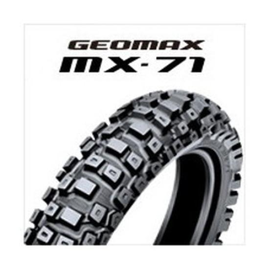 

DUNLOP GEOMAX MX71 Rear Motorcycle Tube Type for Road Part Number 289565 Tire, 90/100-16, 52M, (WT), [Not Use],