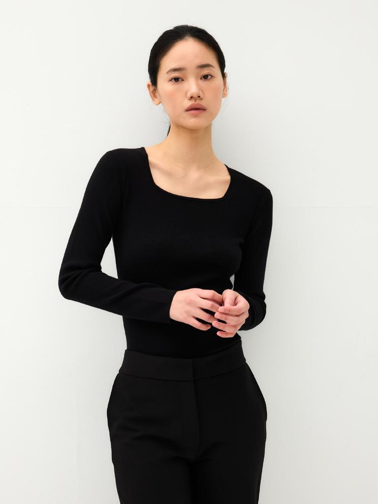 Antome Soft Square Knit (Black)