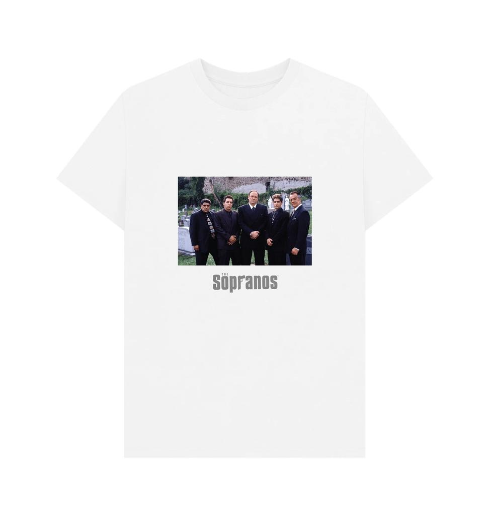 PREMIUM OFFICIAL The Sopranos The Sopranos Cast White T-Shirt