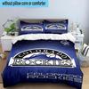 Colorado Baseball Printed 3PCS Bedding Set, Includes A Duvet Cover and Two Pillowcases for Bedroom, Suitable for All Seasons Fan Gifts