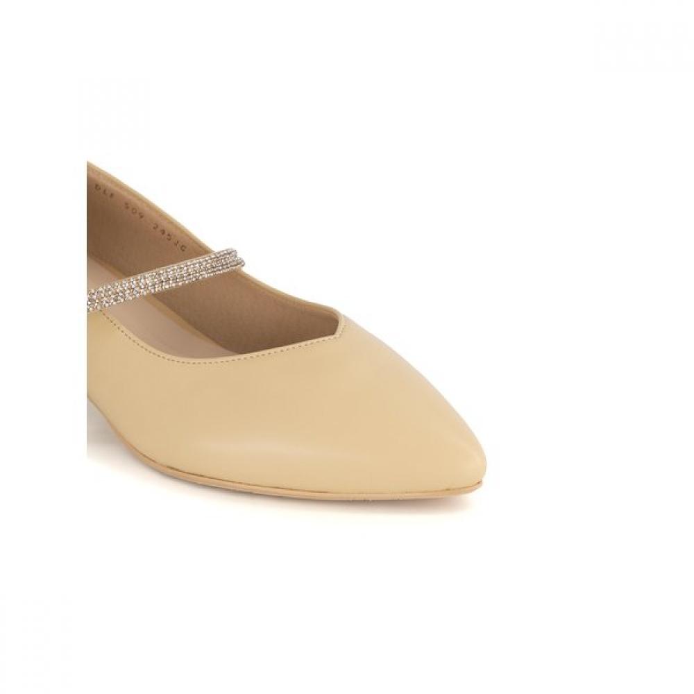 Daks Women Shoes 5cm Semi Covered Pumps Dlf509ls32 Beige 