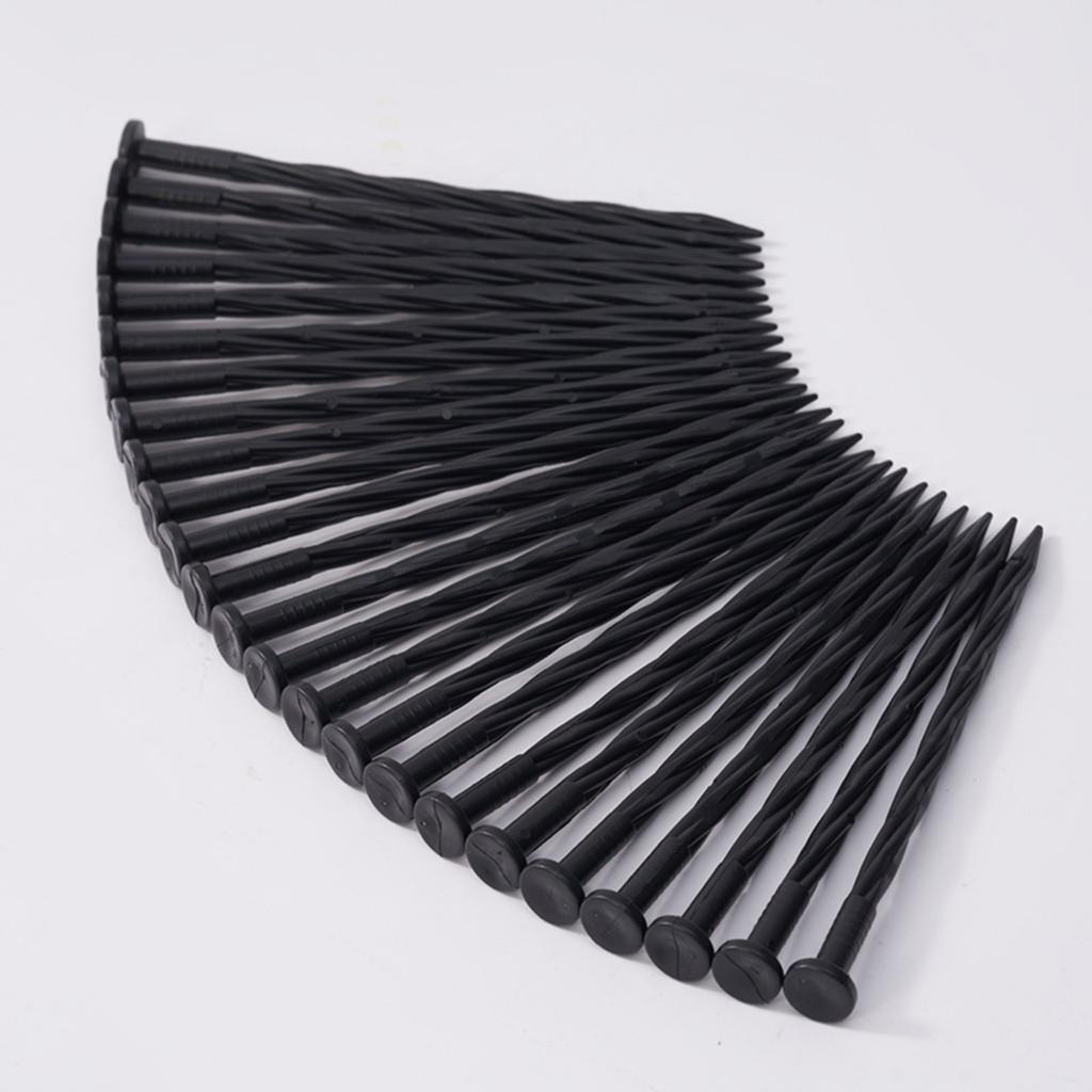 No Edging Spikes Pieces Spiral Nylon Anchor Stakes 8 Inch For Pavers, Barriers, Sod, Anchor Spikes