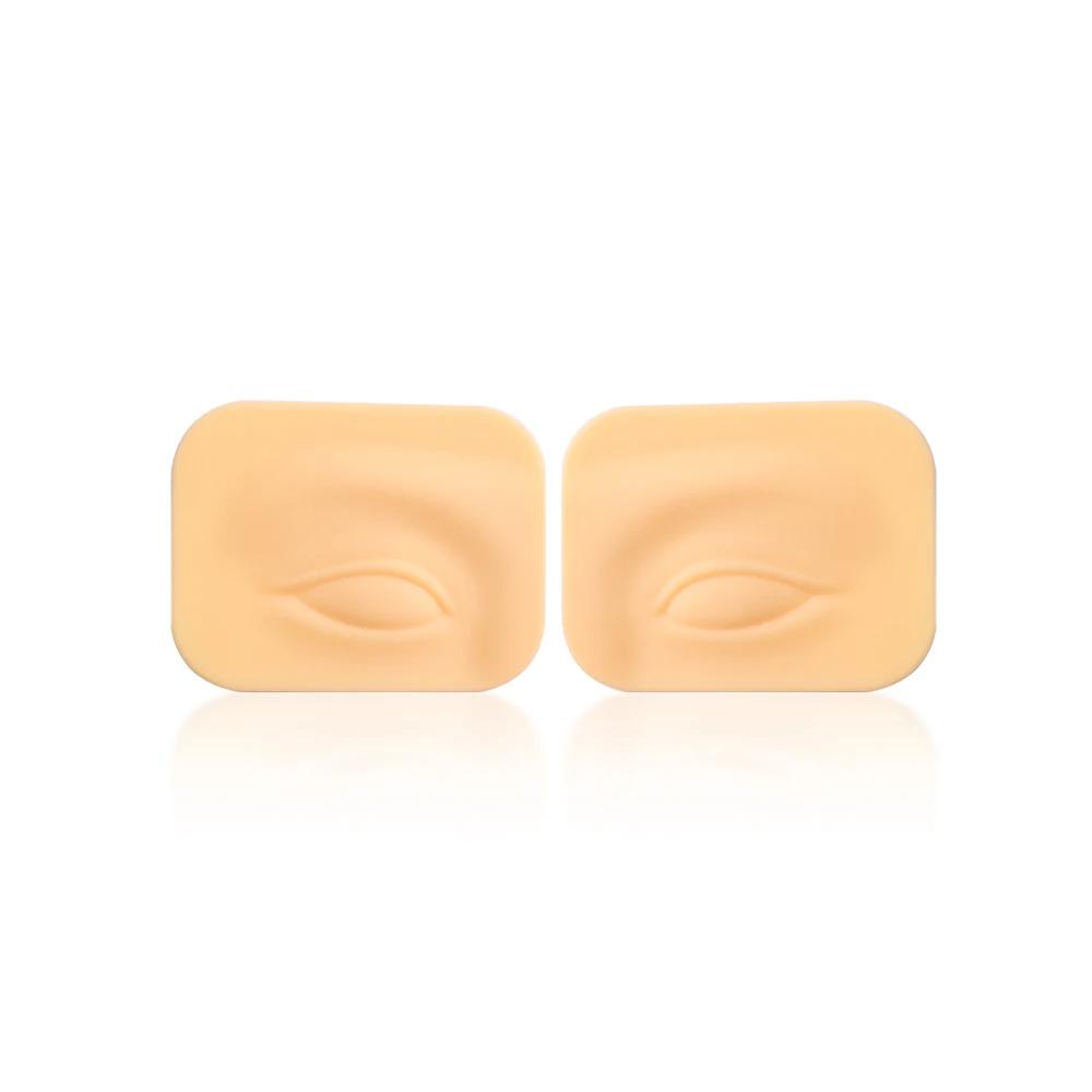 3D Eye Practice Skin  Skin Mold Easy To Color Tool Permanent Makeup Tattoo Bionic Silicone Eyebrow  Eye Makeup Training Practice