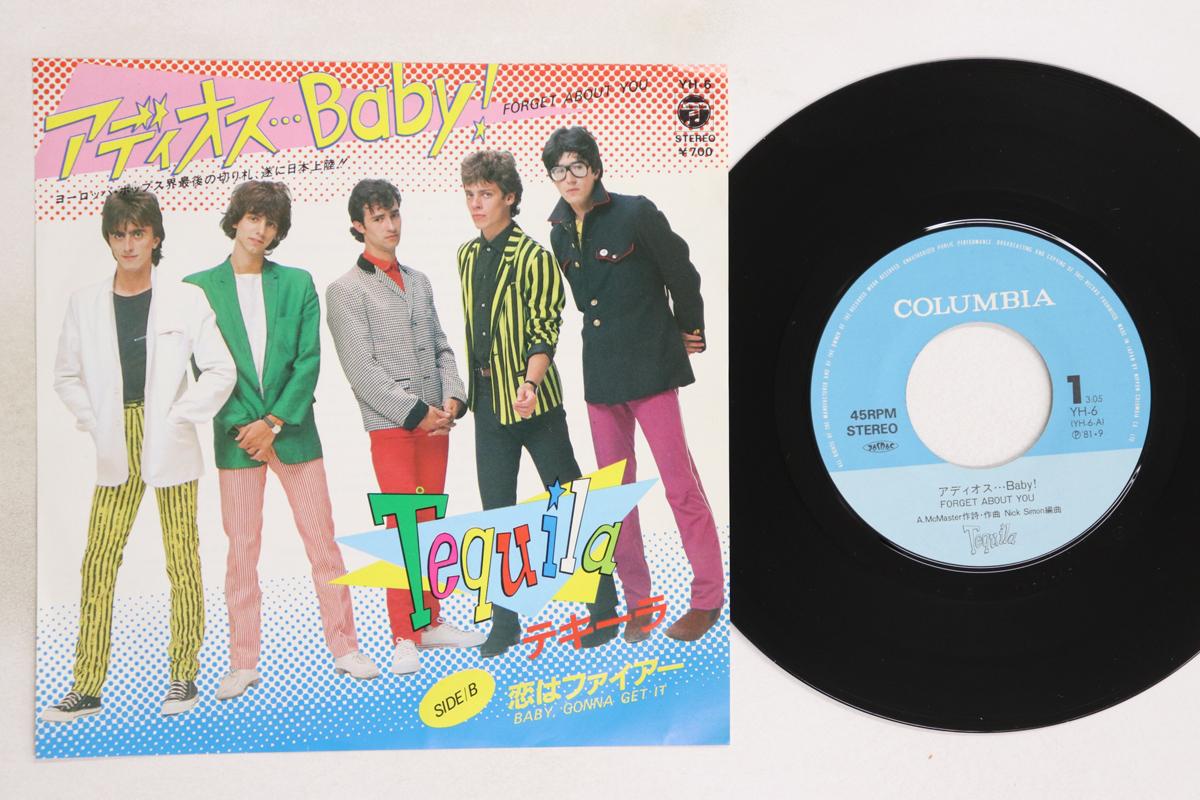 

7inch Record TEQUILA - Forget About You / Baby, Gonna Get YH6 COLUMBIA 1981 Japan Pop Used