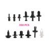 350 Pcs Universal Mixed Size Car Push Pin Rivet Fastener Moulding Clip + Pliers