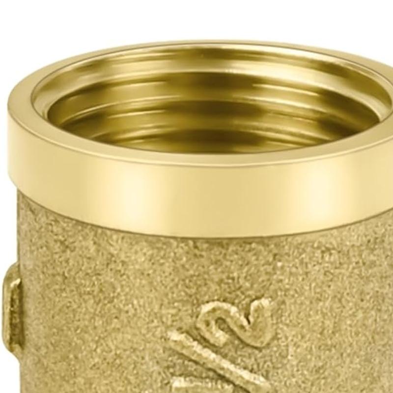 Pack of 2 High Temperature Resistant Copper Sleeve Adapters Fitting 20mm Threaded Connectors for Copper Pipe Joints