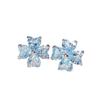2025 Natural Topaz Earrings with S925 Silver, Court Style, Simple Design