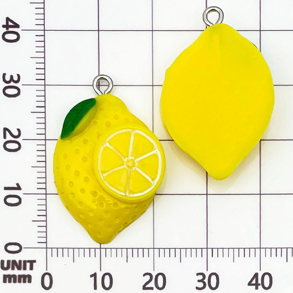 15-Color Resin Cartoon Fruit Pendants: Watermelon & Apple Charms for DIY Jewelry