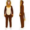 Animal Lion Cosplay Costume Jumpsuits Halloween Role Play Stage Performance