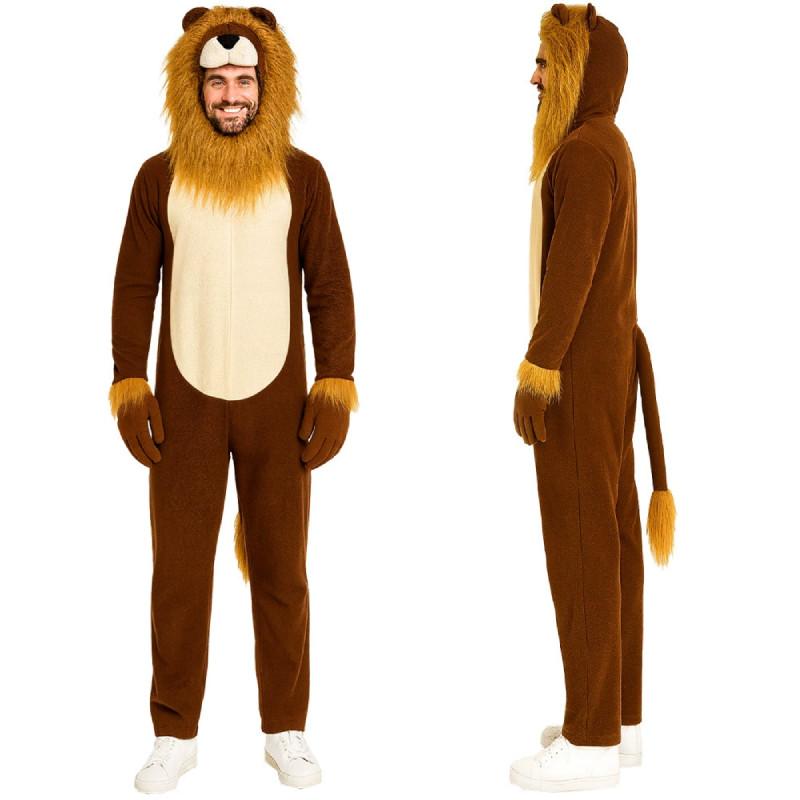 Animal Lion Cosplay Costume Jumpsuits Halloween Role Play Stage Performance