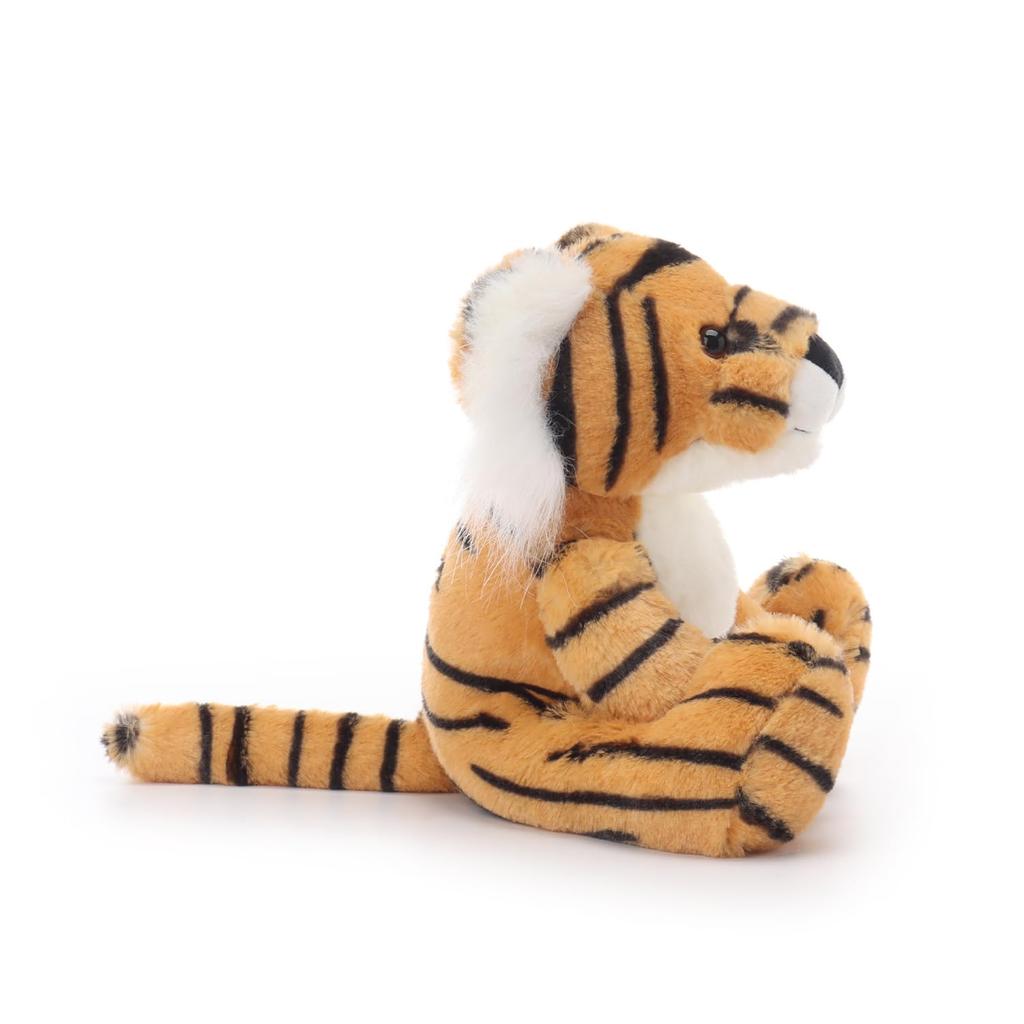 Apricot Lamb Tiger Plush Toy, Soft and Cute, Fluffy Tiger, 20cm, Suitable for Boys and Girls