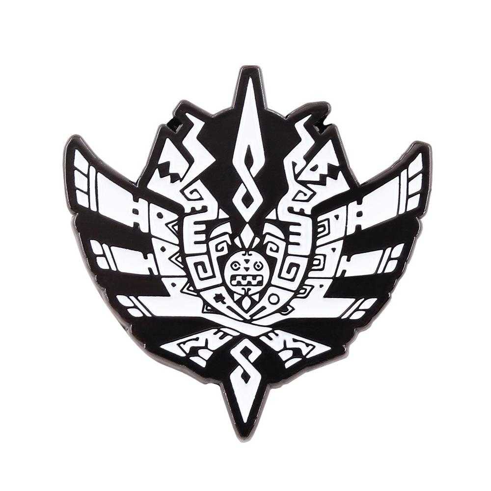 Monster Hunter 4 Ultimate Enamel Pin: RPG Gamer s Logo Brooch Gift