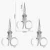 1/3pcs Stainless Steel Folding Small Scissors Travel Scissor Sewing Scissors Portable Scissors Paper Scissors Household SuppliesMakeup
