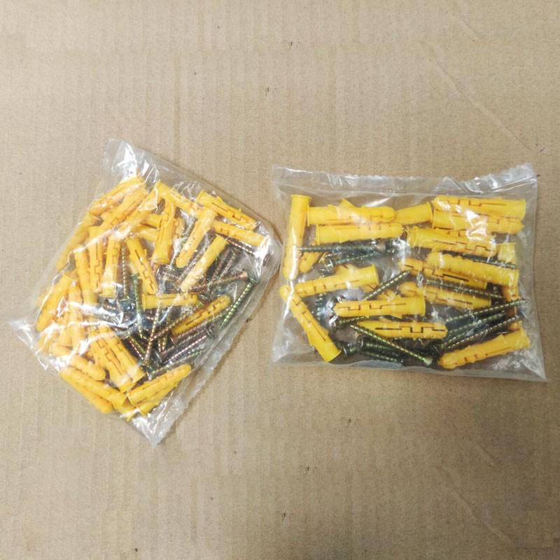 Набор нейлоновых распорных винтов и дюбелей