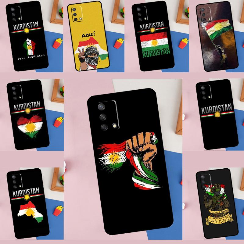 Etui z flagą Kurdystanu do Oppo A78 A98 A80 A40 A60 A18 A38 A58 A15 A17 A77 A74 A94 A54 A57S A16 A76 A96 Pokrowiec