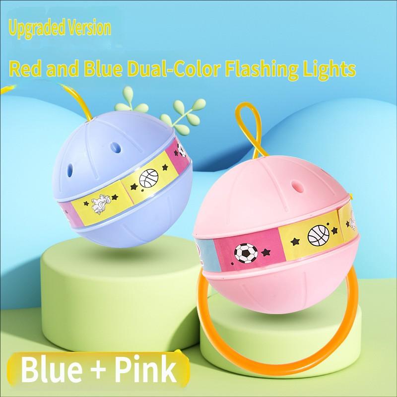 Children'S Luminous Jumping Ball Balance Feelings Training Toys Luminous Bouncing Ball Outdoor Sports One-Foot Ball Kids Game