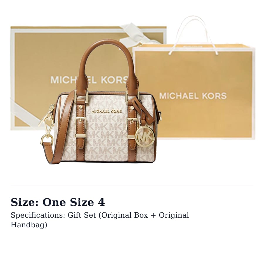 MICHAEL KORS Bedford pārklāta audekla rokassomiņa