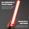 NiceFoto TC-210RGB RGB LED Full Color Light Tube Portable Fill Light Wand Stick with Bi-Color Temperature 2500K-9900K Stepless D