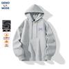 GENIOLAMODE Men's Fleece-Lined Hooded Sweatshirt