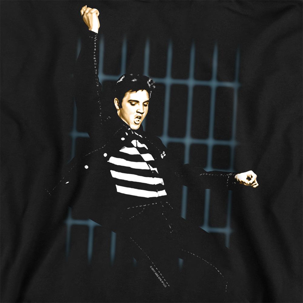 Elvis Presley Unisex Adult Blue Bars Sweatshirt