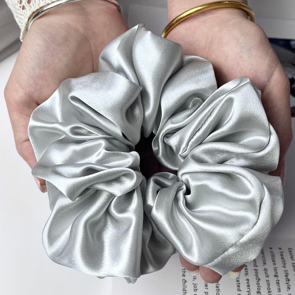 7cm Large Mulberry Silk Scrunchies - Luxury Hair Ties & Accessories