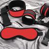 Bondage Gear Sex BDSM Kit Adult Handcuffs Restraint Straps Eye Mask Collars for Couples Sex Bondage Wrists Cuffs Couple Games