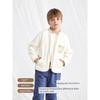 Yeehoo Children's Fleece Jacket, Spring and Autumn Style, Warm Baby Top, Boys and Girls, Medium and Large Children, Spring and Autumn Fleece Clothing