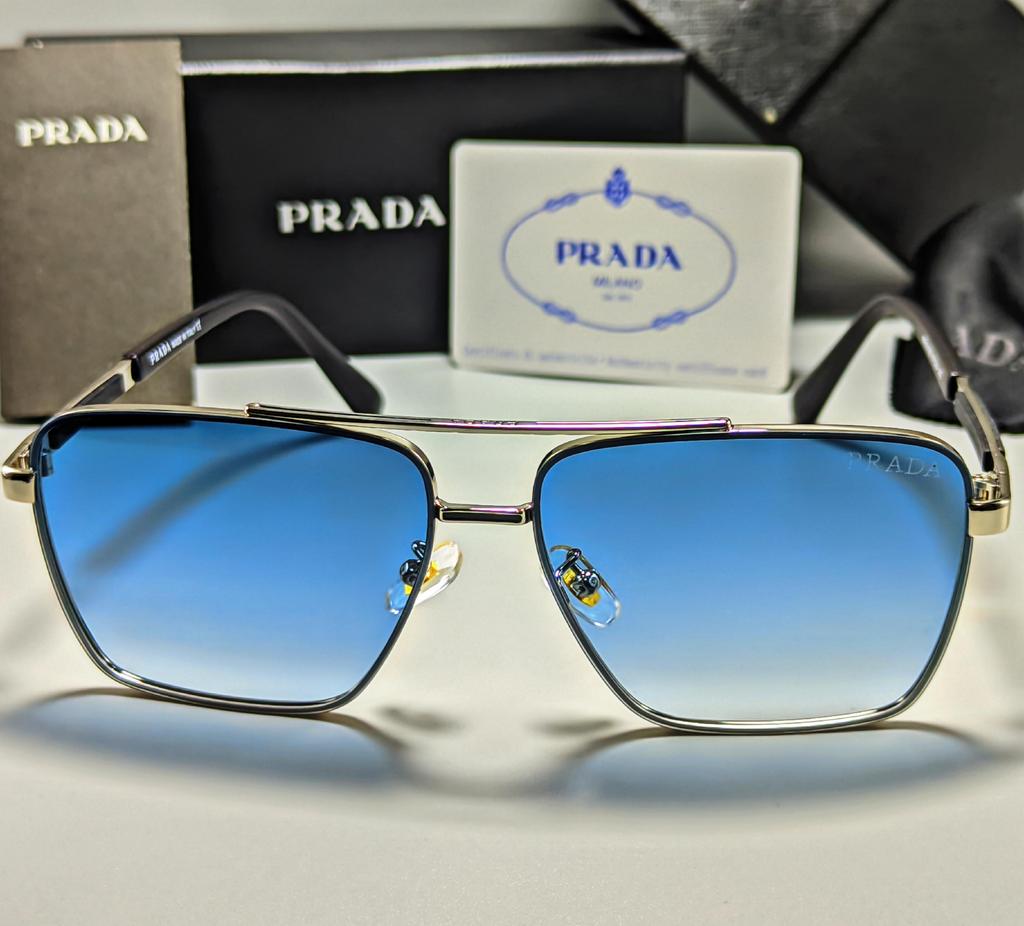 Sunglasses Prada Premium Polarized Black PR1015/S Classic Aviator