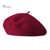 Women Beret Vintage Solid Color Painter Hat Wool Blend French Style Artist Cap Lightweight Headwear for Party Outdoor