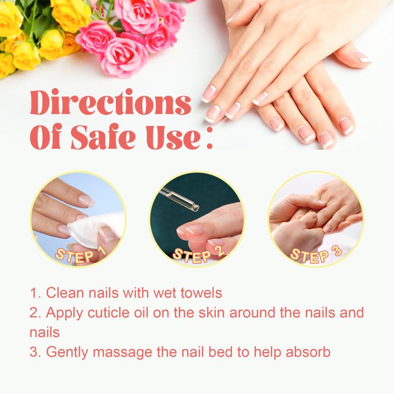 Nail Care Oil 30ml Hydrating Cuticle Softens Promotes Healthy Nail Growth Beauty Routine