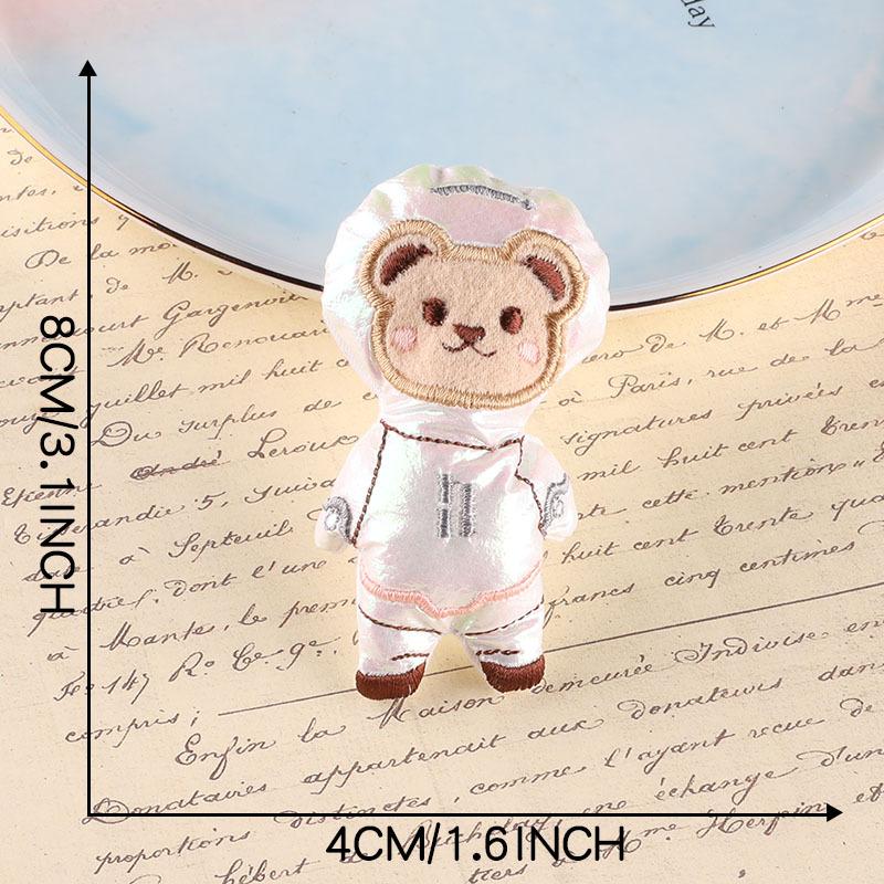 Computer Embroidery Plush Doll Astronaut Clothing Luggage Accessories Accessories Accessories Handmade Flower Accessories Hair Accessories Accessories