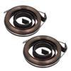 2Pcs Bench Drill Press Return Spring Chromeplate Robust Stable Quill Feed Return Coil Spring