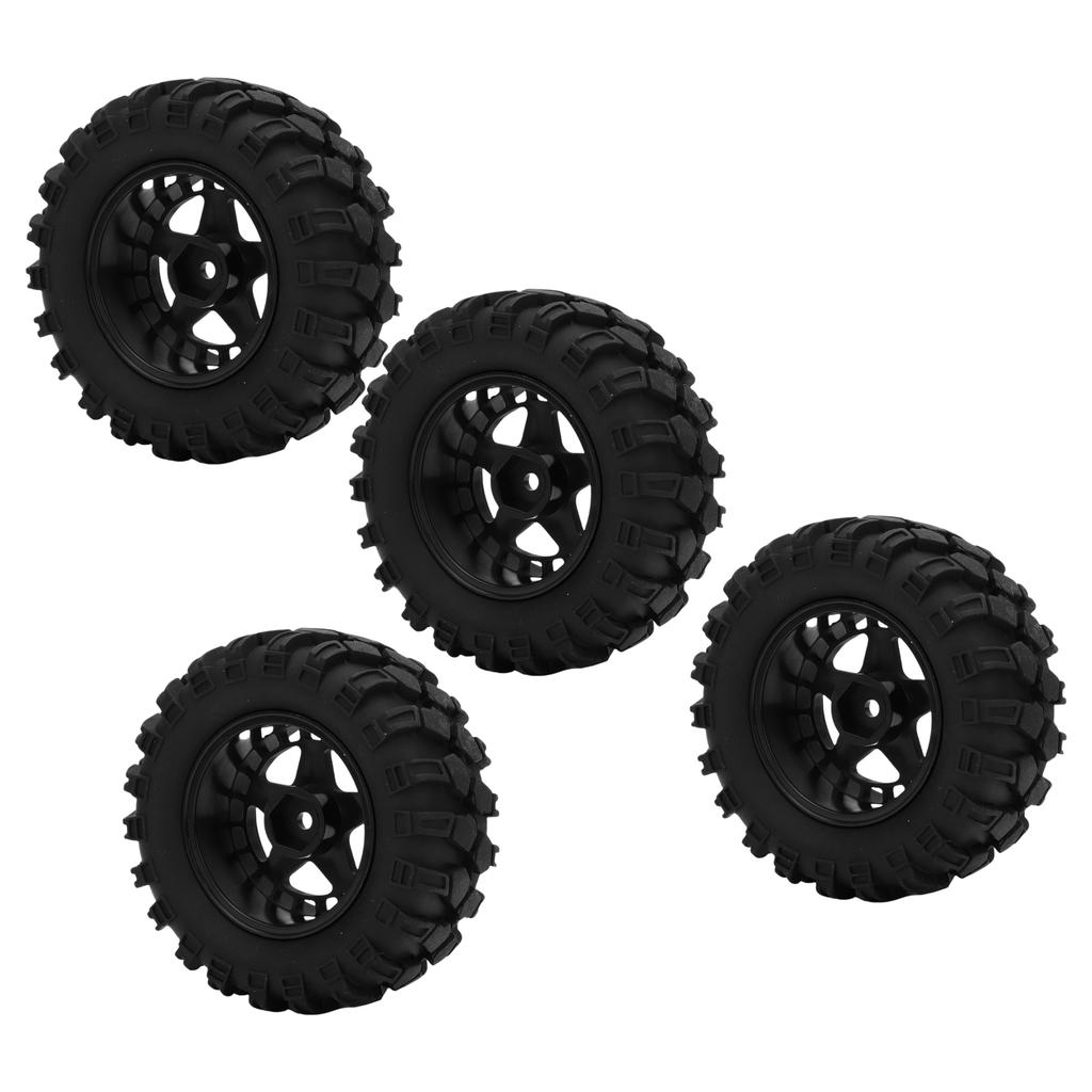 4 Pcs RC Car Tire Fit for HSP 94186 16208 16209 16210 1 14 1 16 Trucks 80mm Rubber Plastic RC Crawler Wheel