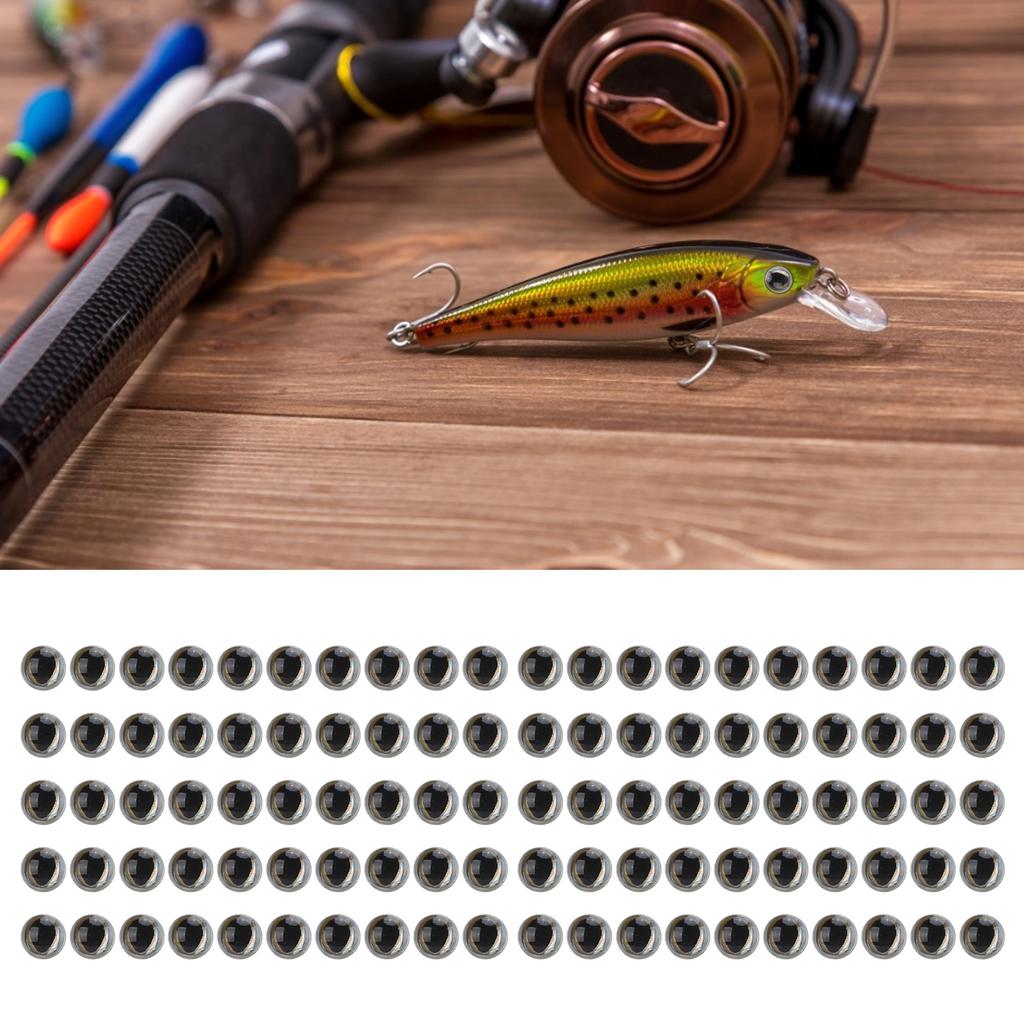 Fishing Lure Eye Epoxy Drop Plastic 3D Rlistic Fishing Eyes for Making Fishing Bait