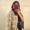Women's Embroidered Daisy Cropped Bomber Jacket Long Sleeve Quilted Puffer Jackets Padded Coat Outerwear