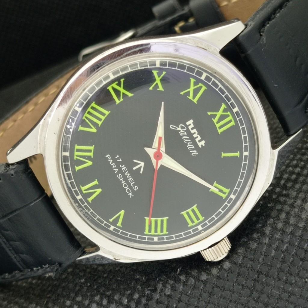 

USED HMT JAWAN INDIAN MENS MECHANICAL WATCH a307659-1 Sku584b-a307659