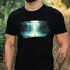 T-Shirt Herren Mystischer Wald Motiv Baumwolle Größe XS bis 5XL