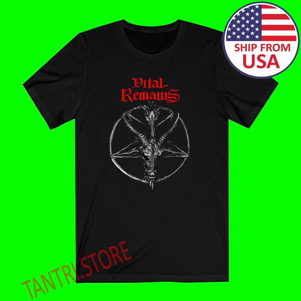 Vital Remains Men s Black Size S to 3XL L