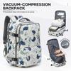 Travel Vacuum Storage Backpack Vacuum Seal Compression Space Saver Bags Clothing Vacpack Airback Carry On  Laptop Work Backpacks