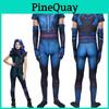 Exquisites Descendants 3 Evie Cosplay-Kostüm Jumpsuit für Erwachsene und Kinder Perfekt für Halloween