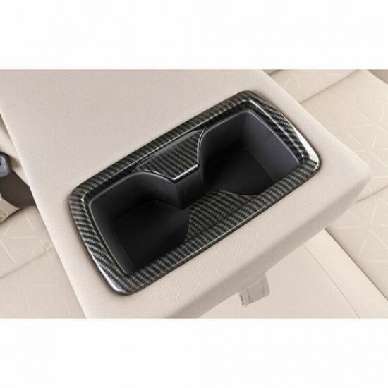 For Toyota RAV4 RAV-4 - Carbon Rea Fiber Water Cup Holder Cover Trim